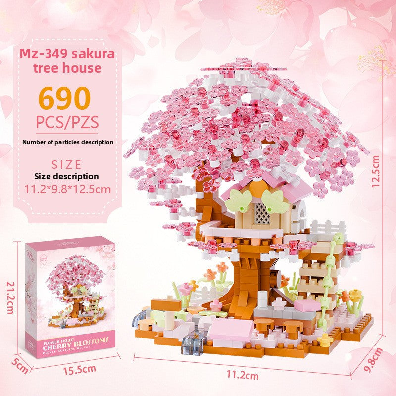 Mini Street View Building Blocks Set-Micro Architecture City Creator Bricks Toy, DIY Educational Village Model Kits for Kinds & Adults (Cafes, Shops & Castles)