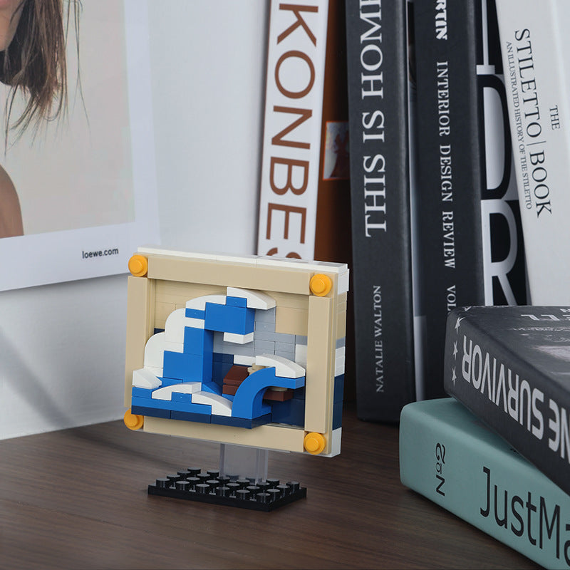 Van Gogh Sunflower MOC Building Blocks Art Set