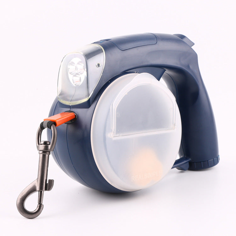 Cross-Border Pet Automatic Retractable Traction Rope in Stock Multifunctional Portable Dog Traction Device Dog Rope Traction Belt