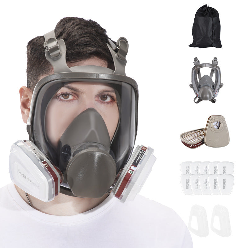 Silicone Gas Mask for Toxic Fume Protection