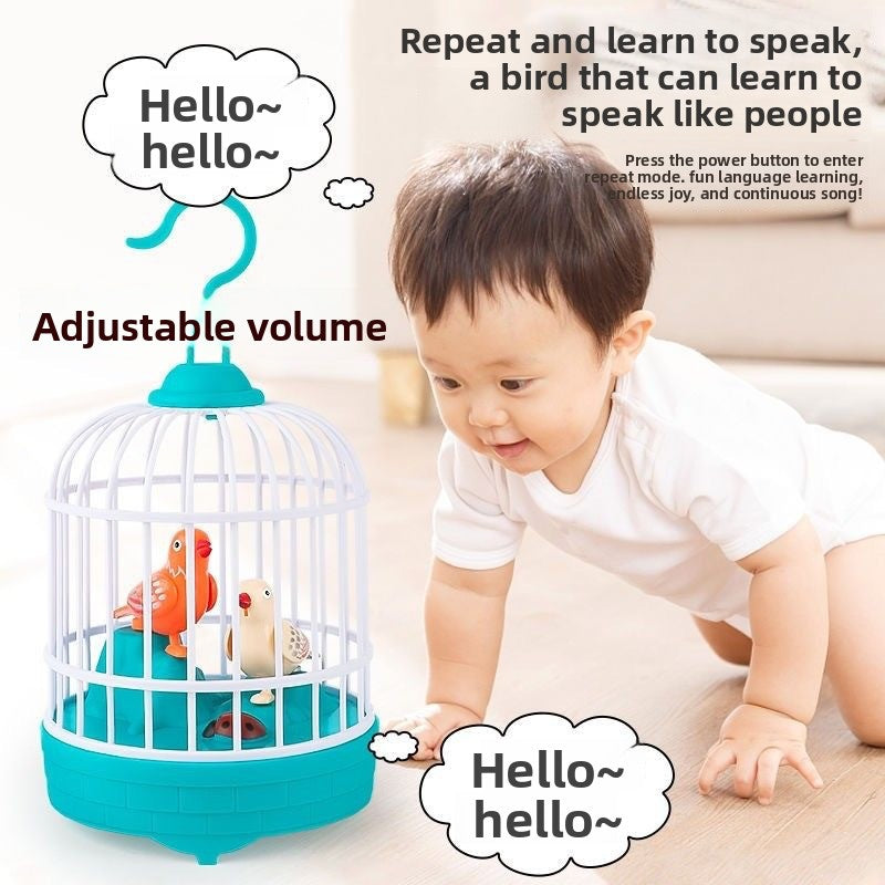 Children Educational Singing Bird Cage Toy