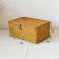 Seagrass Woven Storage Box with Lid