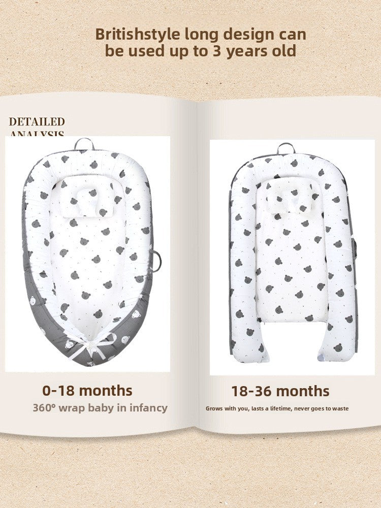 Removable Portable Cotton Baby Bed