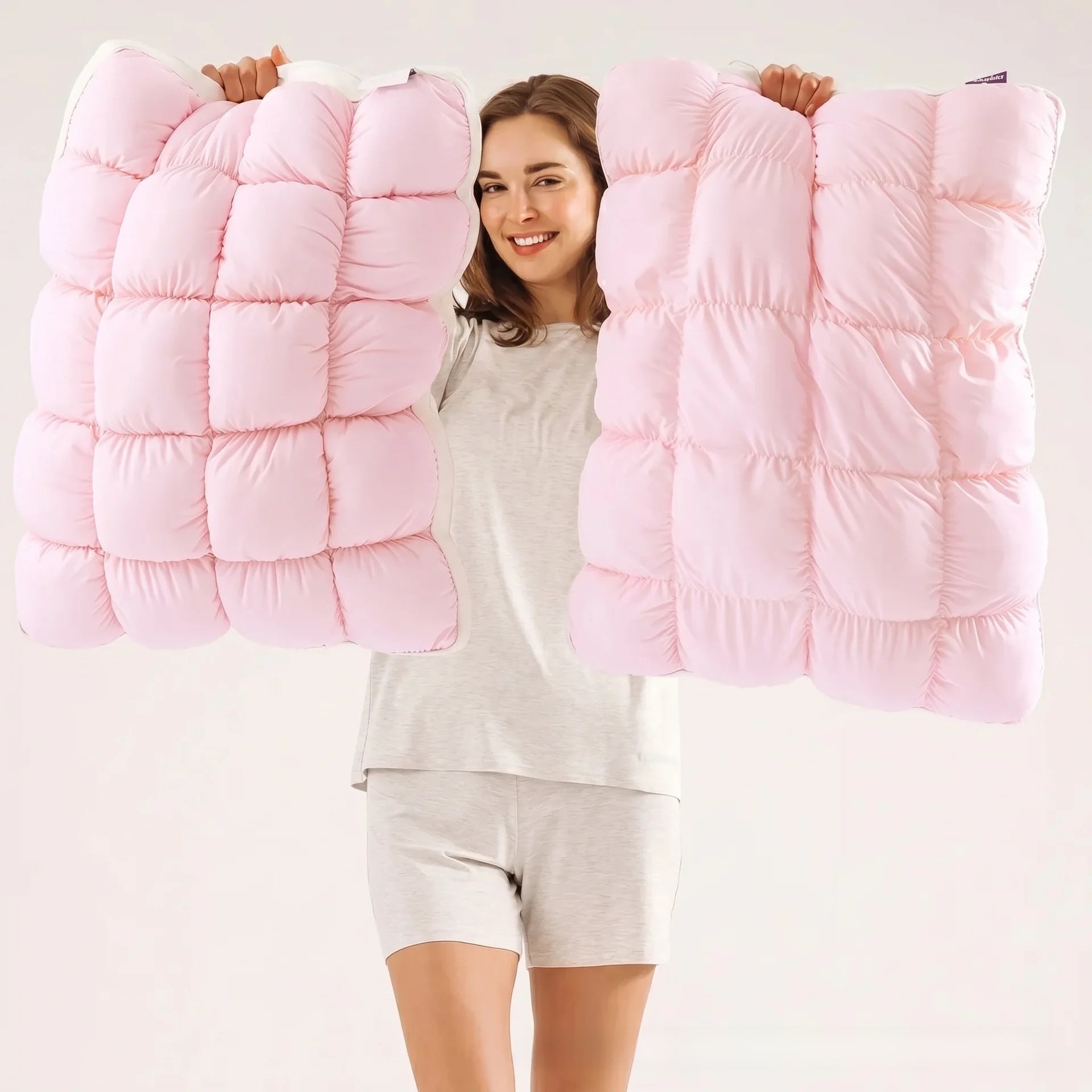 Ergonomic High-Resilience Cloud Comfort Pillow – Breathable Spandex Blend & Therapeutic Cervical Support Sleep System