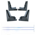 Tesla Cybertruck Tire Mudguards PP Black