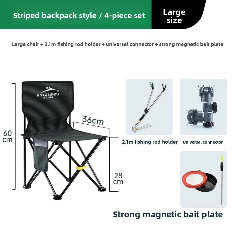 Multifunctional Foldable Fishing Chair