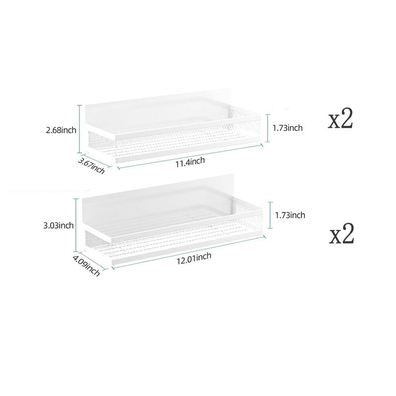 Grid Storage Rack with Hooks