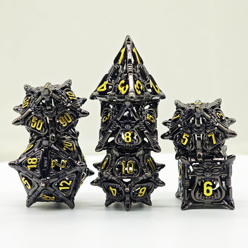 Hollow Metal 20-Sided Dice for Tabletop Games