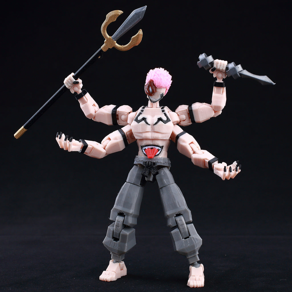 3D Printed Multi-Jointed Movable Anime Figure