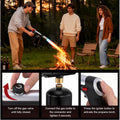 Professional High-Temperature Flame Torch Gun – Heavy-Duty 304/316 Stainless Steel Precision Igniter with Safety Lock