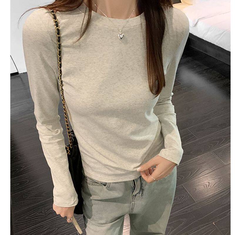 Womens Long Sleeve Round Neck T-Shirt