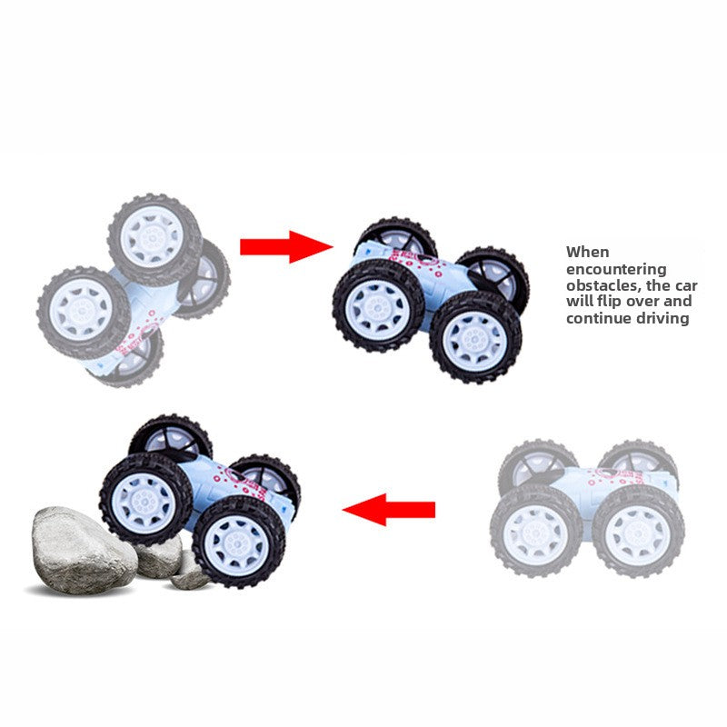 Inertial double-sided dump truck