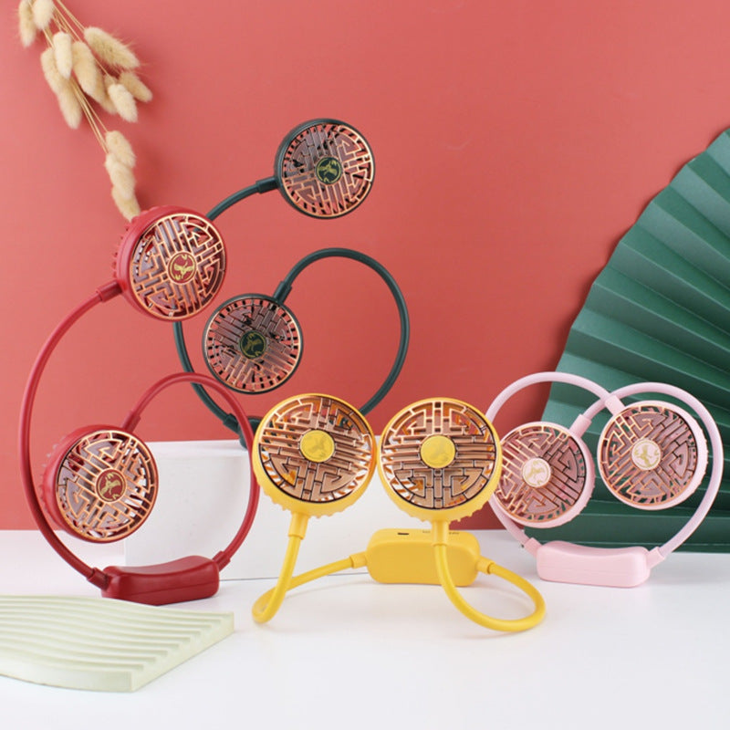 Foldable USB Rechargeable Neck Fan