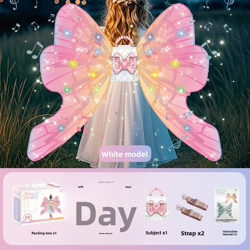 LED Light Up Moving Wings Toy