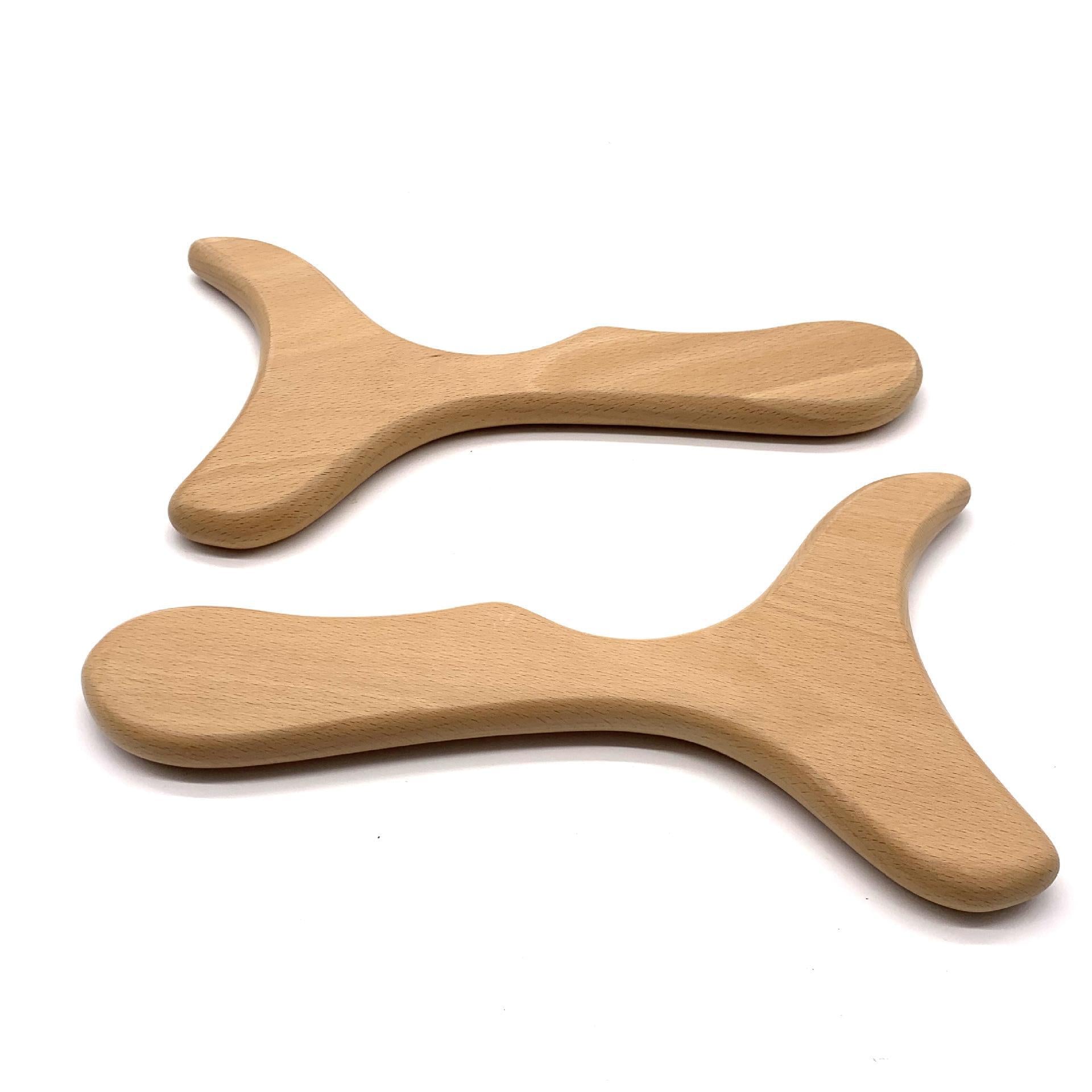 Beech Wood Body Massage Scraping Set