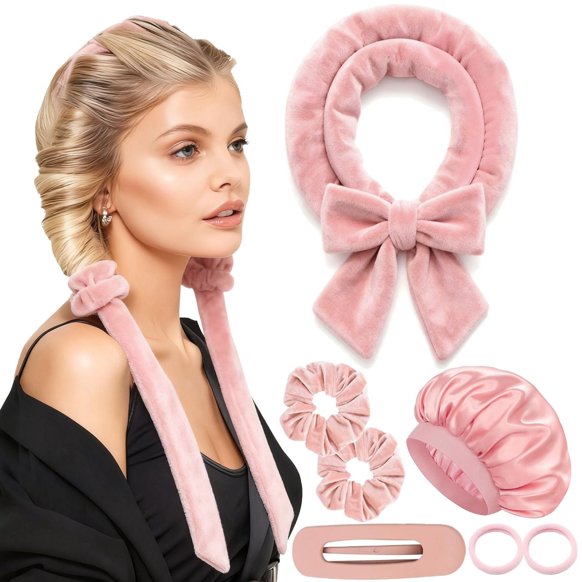 Soft Butterfly Bow Sleep Hair Coiler