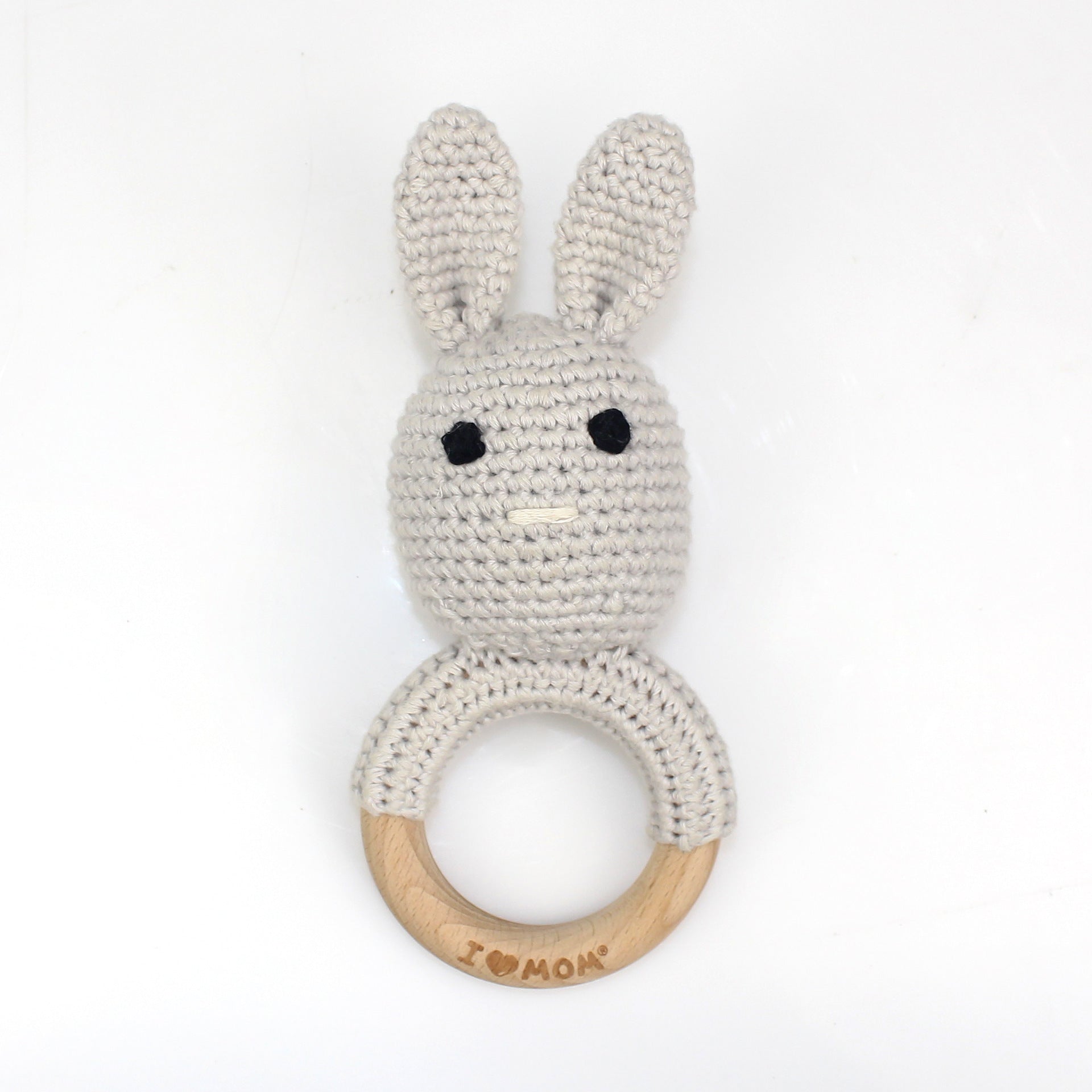 Handmade Crochet Animal Baby Rattle Teether