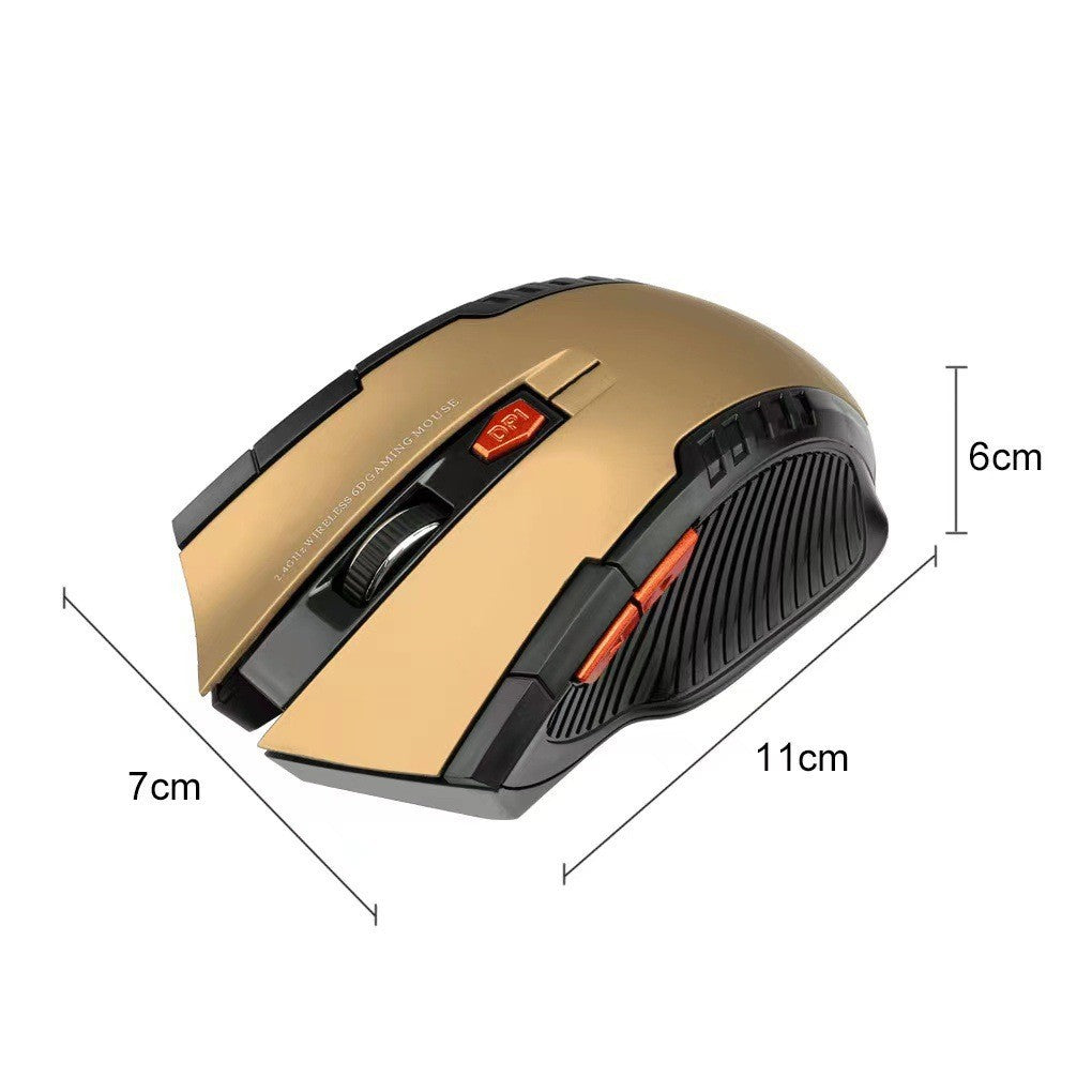 Ergonomic Wireless Optical Mouse – Precise 1600 DPI for Laptop, PC, and USB Devices