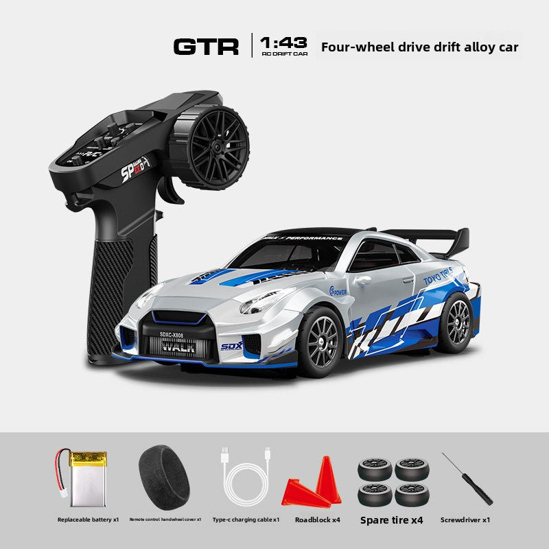 Alloy High-Speed ??Four-Wheel Drive Drift Remote Control Car