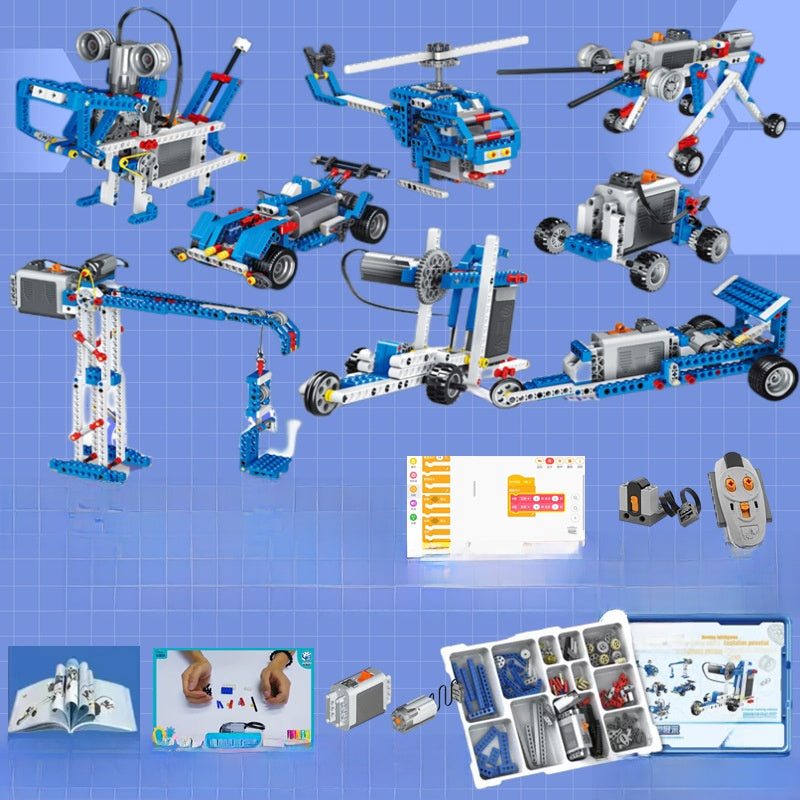 Remote-Controlled Tank Box Building Toy