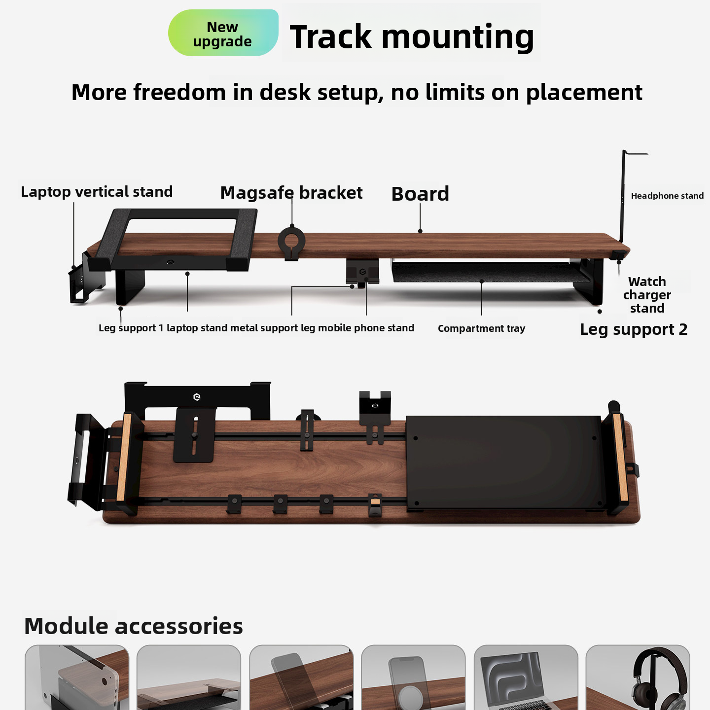 Computer Desktop Storage Pad Elevated