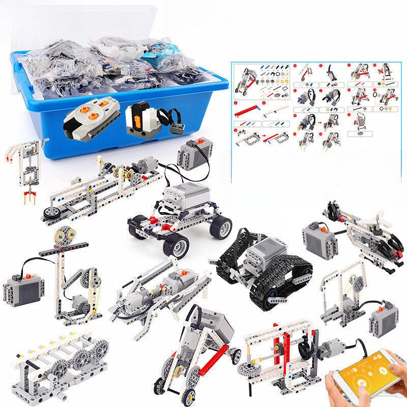 Remote-Controlled Tank Box Building Toy