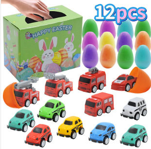 Easter Surprise Eggs with Hidden Toys for Children