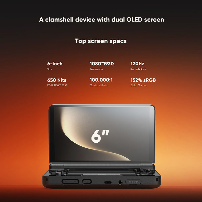 Elite Dual-Screen Android 13 Handheld Gaming Console – High-Performance Snapdragon 8 Processor & Multi-Platform Retro Emulator