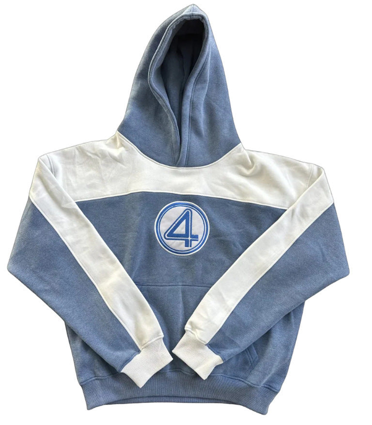 Hero Verse Men's Digital Print Hoodie | Relaxed Fit Streetwear Pullover
