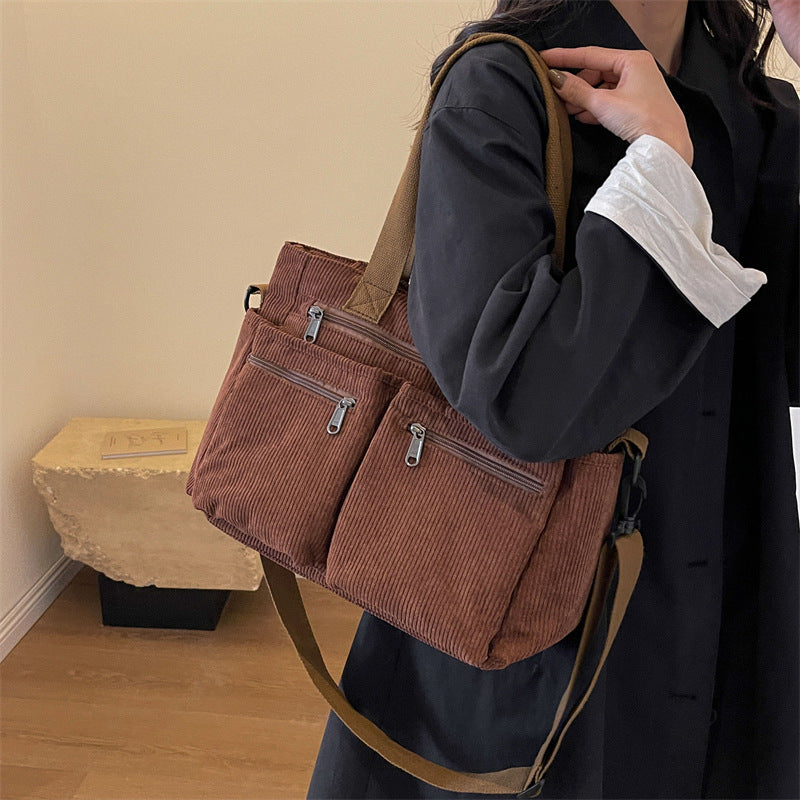 girl corduroy handbag