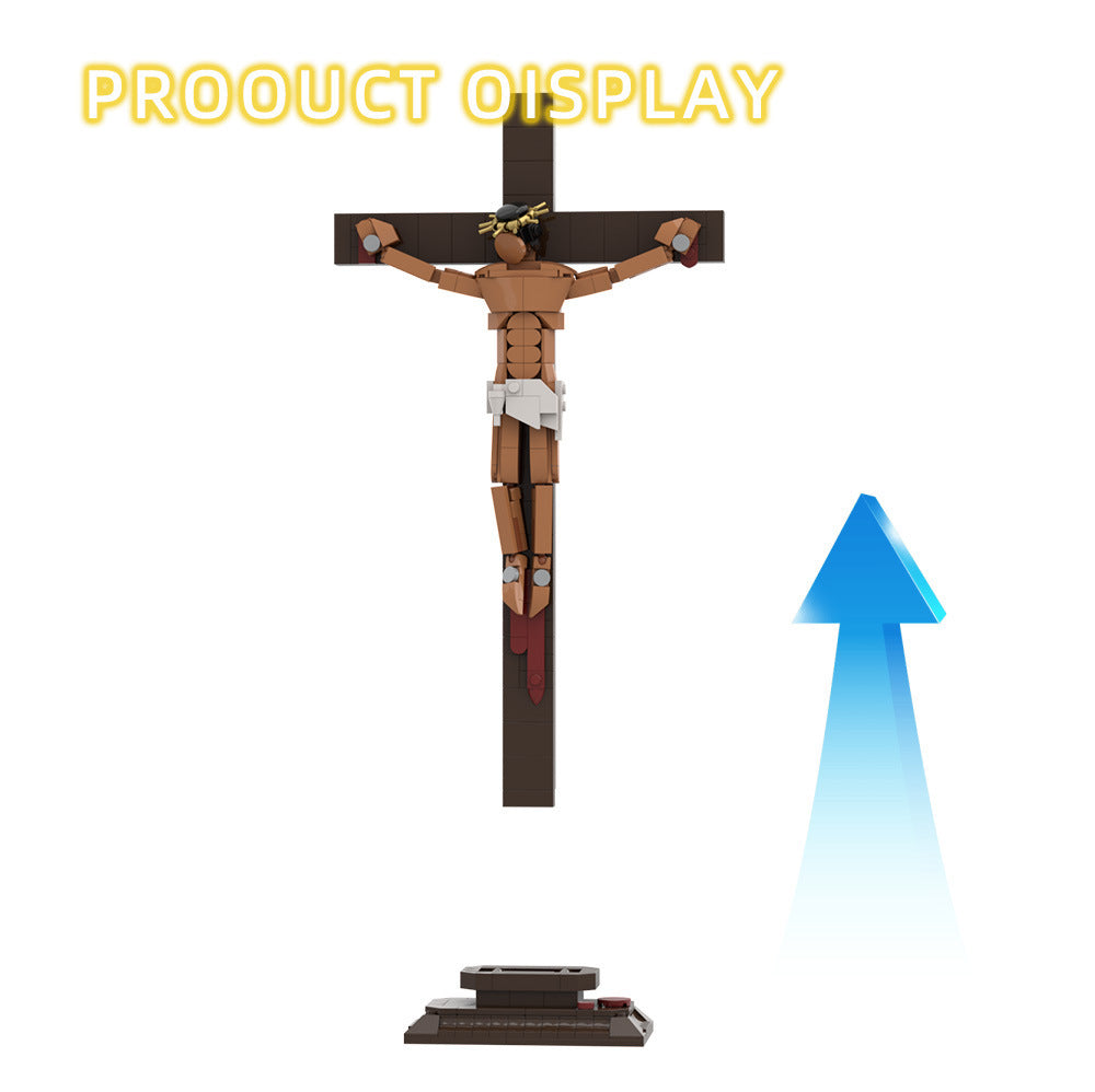 MOC Crucifixion Building Blocks Compatible with Major Brands