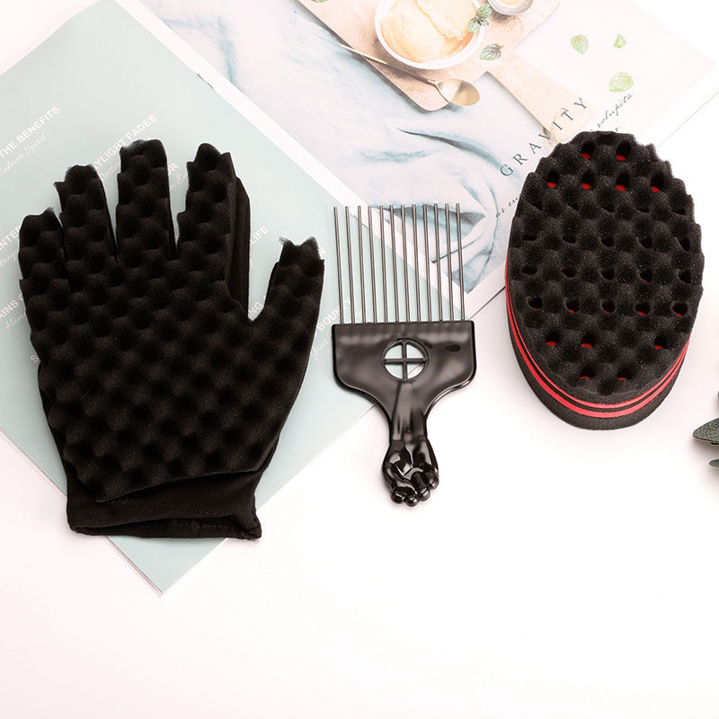 Hair styling and perming steel needles and combing tools