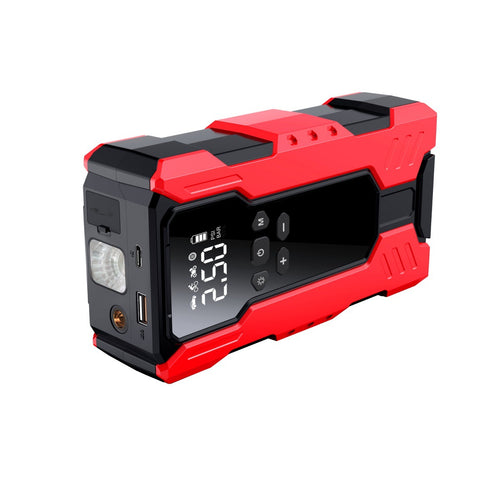 3-in-1 Portable Car Jump Starter & Air Compressor | 12V Battery Pack Power Bank