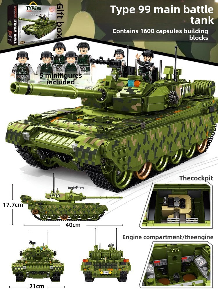 Military Tank Building Blocks Set