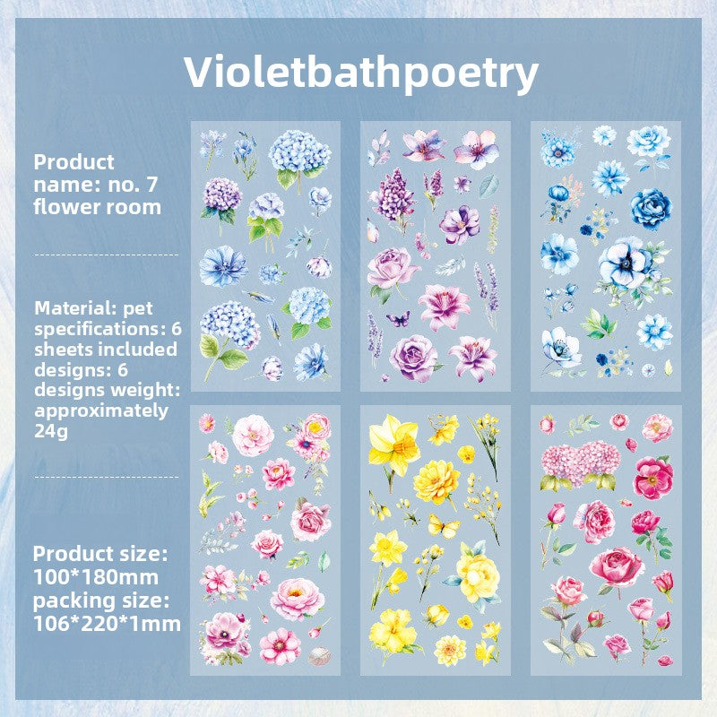 Nature Series PVC Sticker Sheets