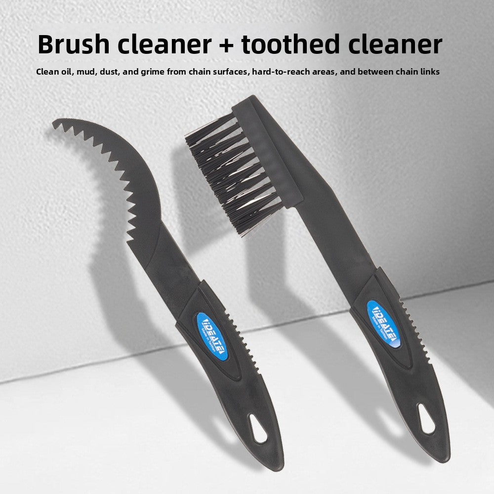 Bicycle Chain Cleaner & Scrubber Tool Kit - Portable Bike Chain Washer Machine and Maintenance Brush Set for Mountain, Road & Commuter Bikes