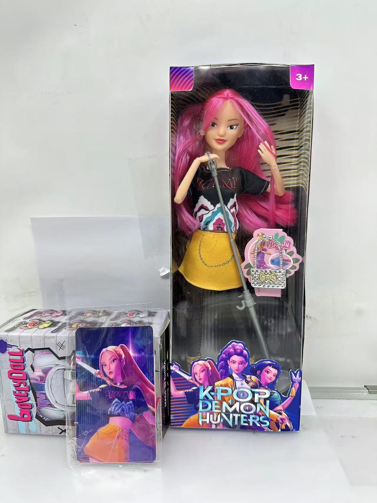 Articulated Music Doll with Colorful Lights