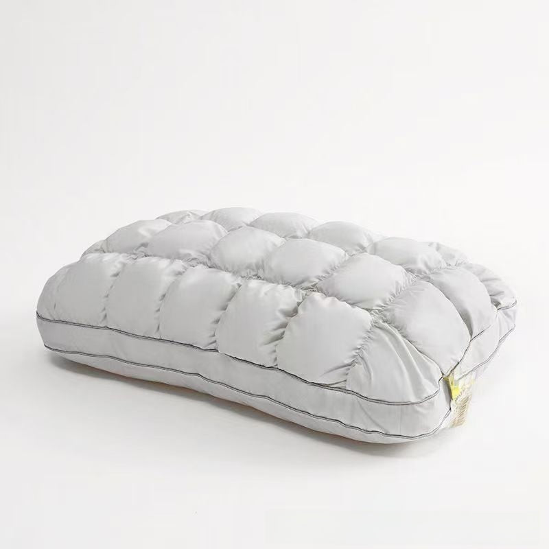 Ergonomic High-Resilience Cloud Comfort Pillow – Breathable Spandex Blend & Therapeutic Cervical Support Sleep System