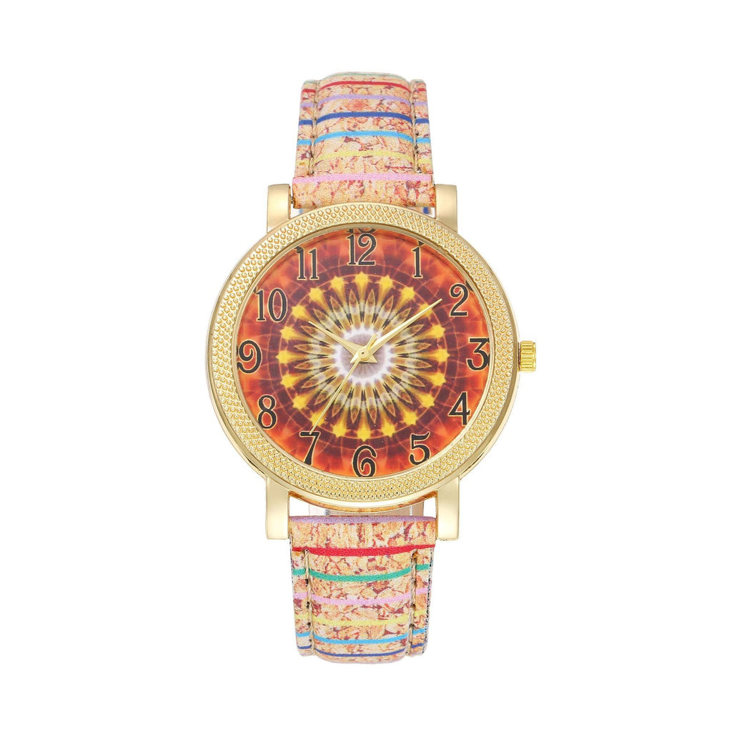 Women's Retro Wood Grain Watch