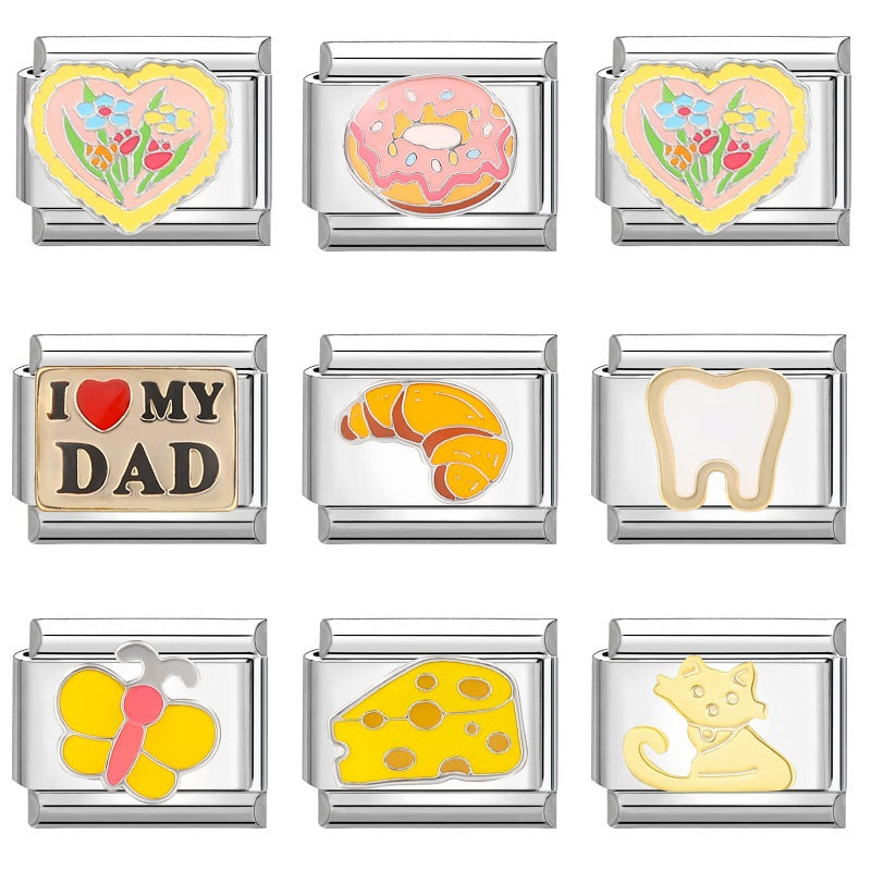 DIY Cartoon Food Charms for Bracelets