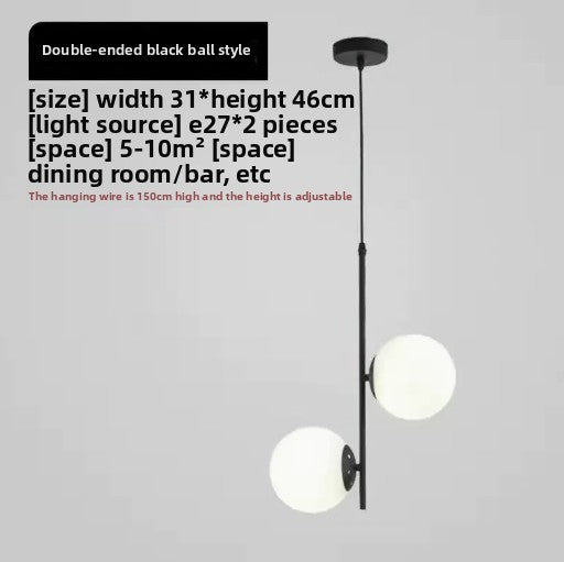 Glass Sphere LED Pendant Light