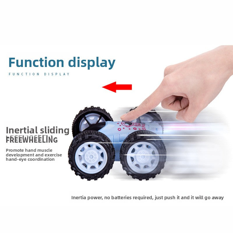 Inertial double-sided dump truck