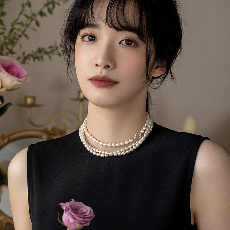 Double Layer Freshwater Pearl Necklace