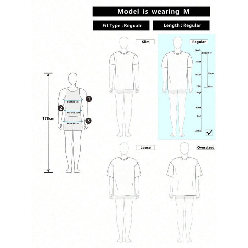 Mens Printed Cotton Crew Neck T-Shirt