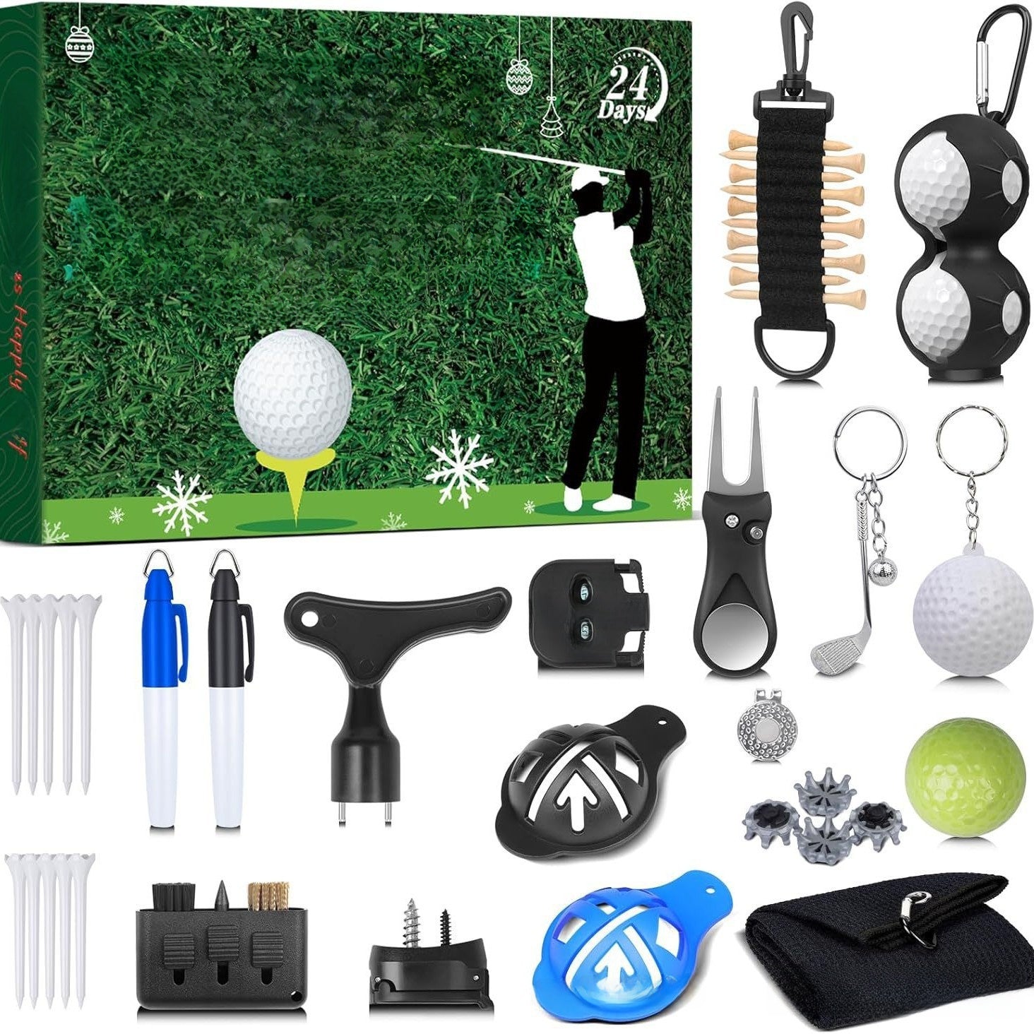 Golf Advent Calendar Blind Box 24-Day Countdown Gift