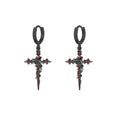 cross earrings
