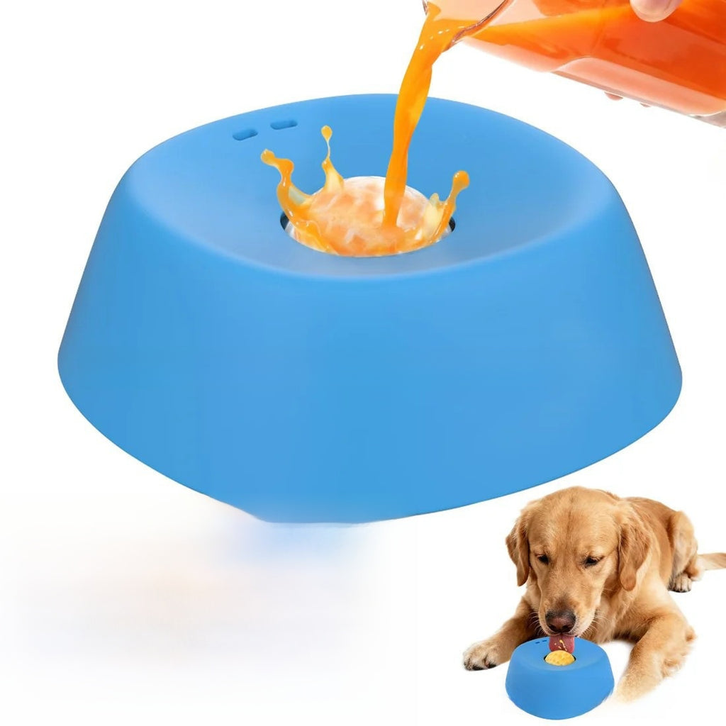 Spherical Pet Licking Slow Feeder Bowl