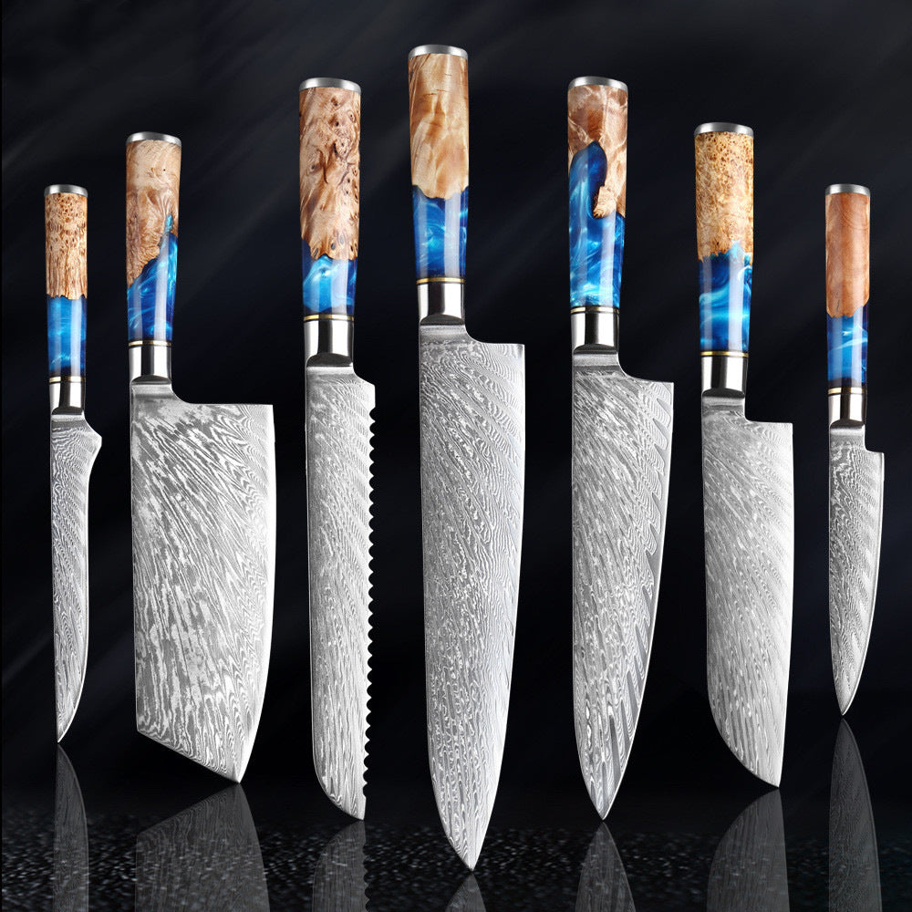 Premium VG10 Damascus Steel Knife Collection | Full Tang Professional Chef Knives