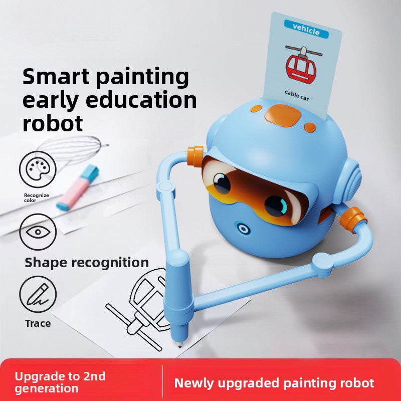 Painting robot toys