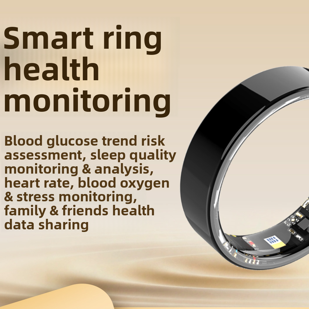 Premium Smart Health Monitoring Ring | 24/7 Blood Glucose, Heart Rate & Sleep Tracker